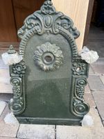 Brunnen aus Gusseisen Grün Deko