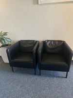 2 Schwarze Loungesessel /Clubsessel