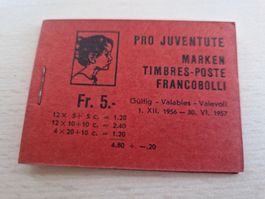 PJ Markenheft 1956, postfrisch**, ab 1.-