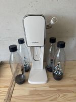 Sodastream Art in Weiss mit 4 Flaschen