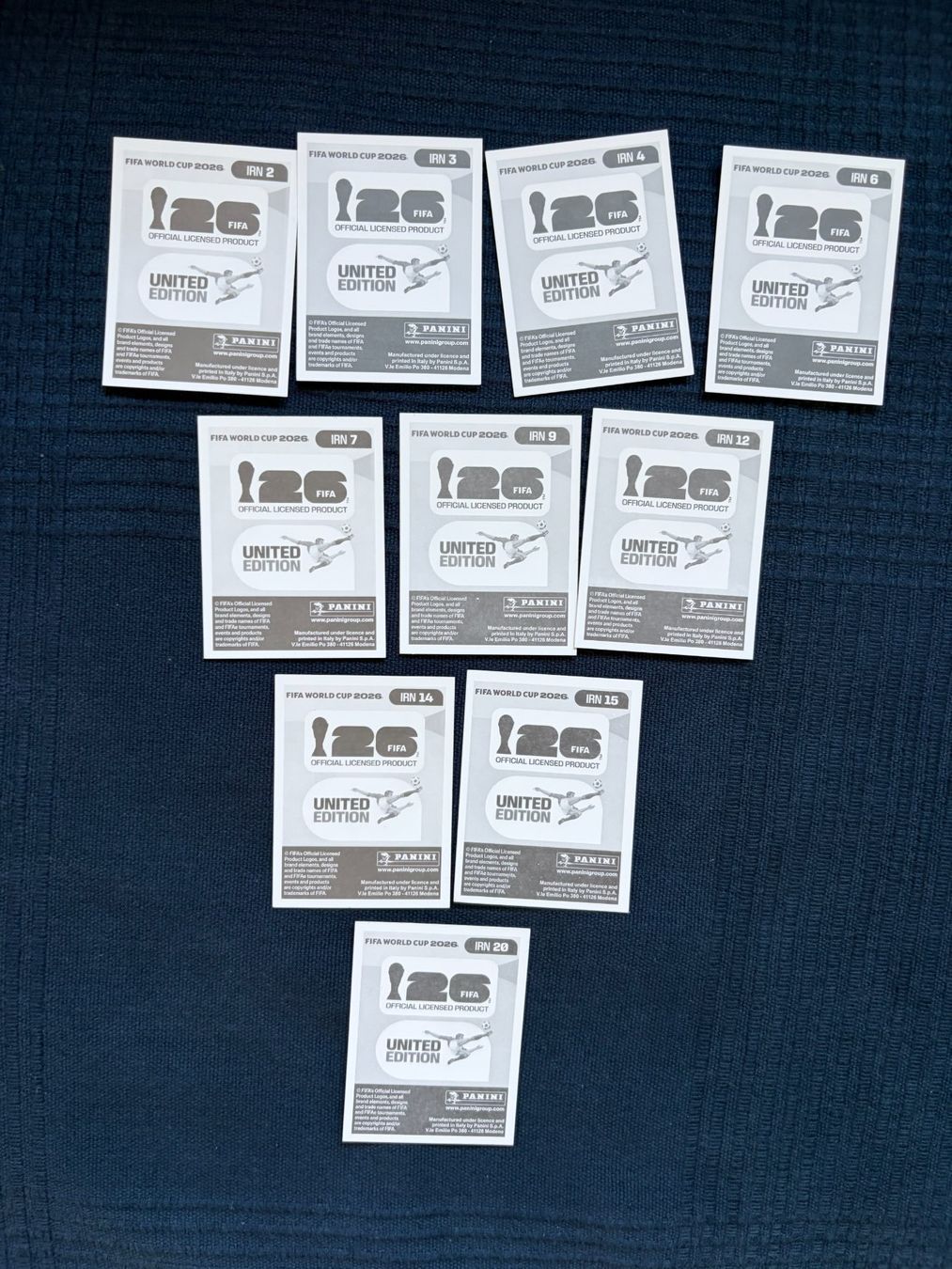Panini Carte collezionabili: 10 Panini Sammelbilder von Iran – Usato da Thalwil venduto da kon_v82n 1