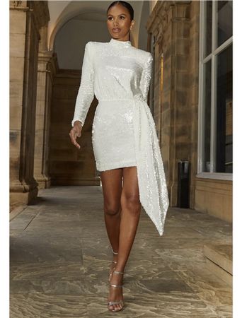 Nadine Merabi Kleid / Pailletten Kleid