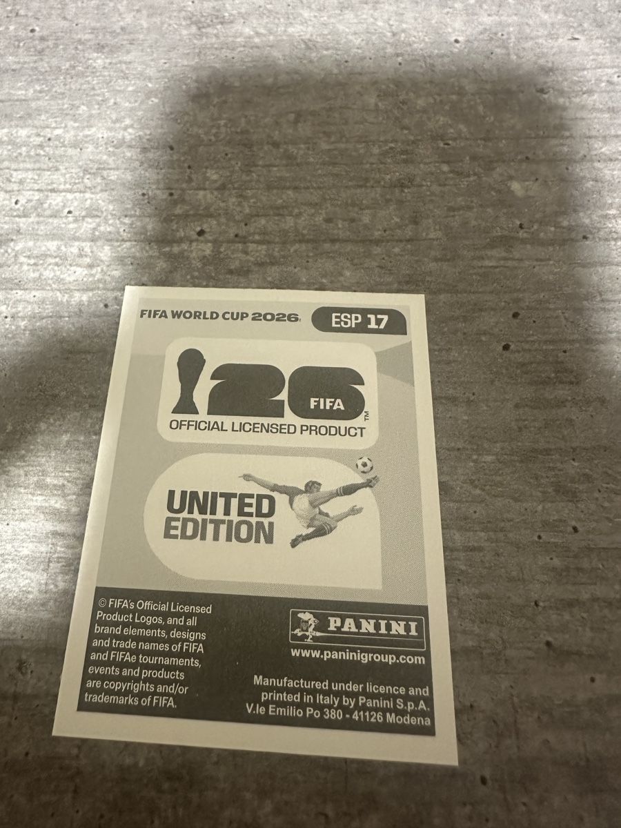 Panini Carte collezionabili: ESP 17 , FIFA WORLD CUP 2026 PANINI  – Nuovo (secondo la descrizione) da Frauenfeld venduto da 1PegPeg1 1
