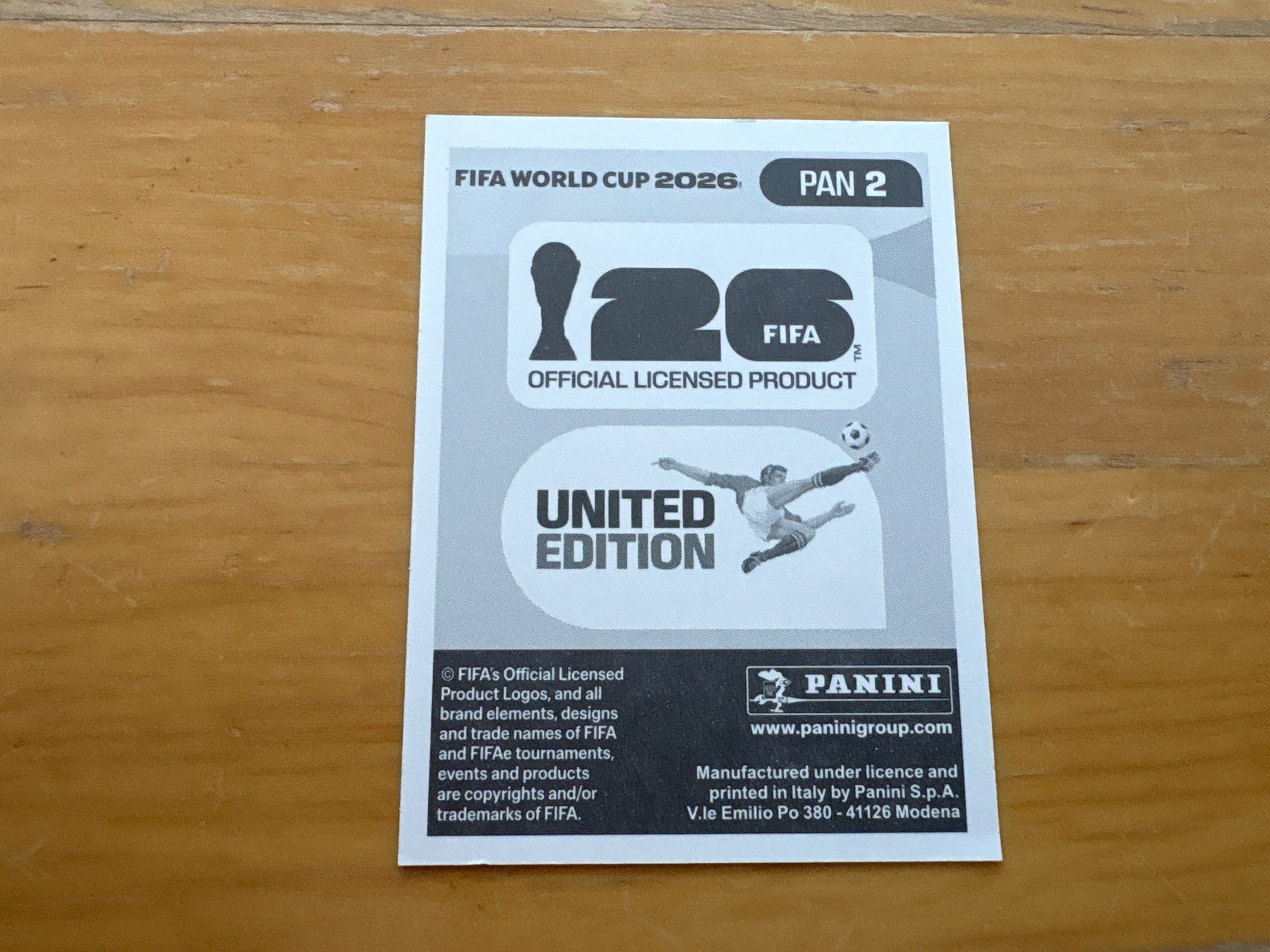 Panini Carte collezionabili: Panini 2026 PAN 2 – Nuovo (secondo la descrizione) da Elsau venduto da Cerry81 1