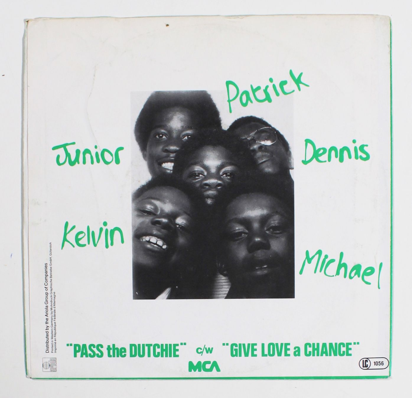 Dischi in vinile: 7" MUSICAL YOUTH - PASS THE DUTCHIE 1982 – Usato da Brüttisellen venduto da Collector-Corner 2
