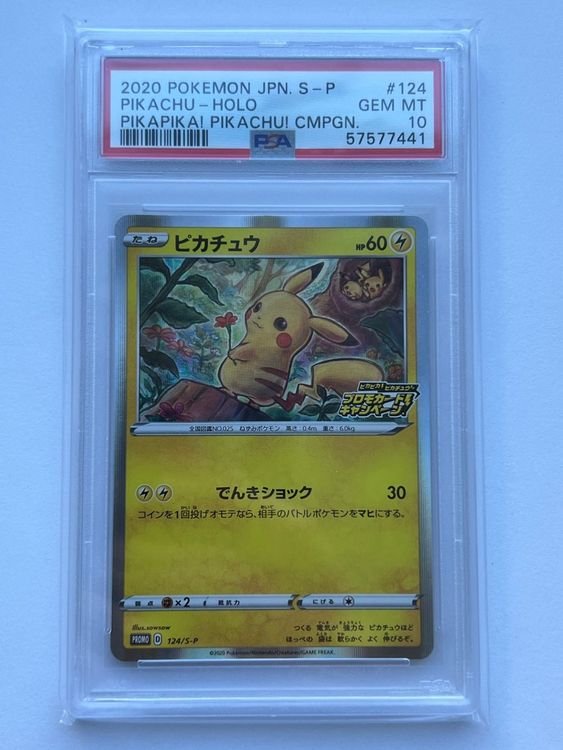 Pikachu Holo 124/SP PSA 10 Kaufen auf Ricardo