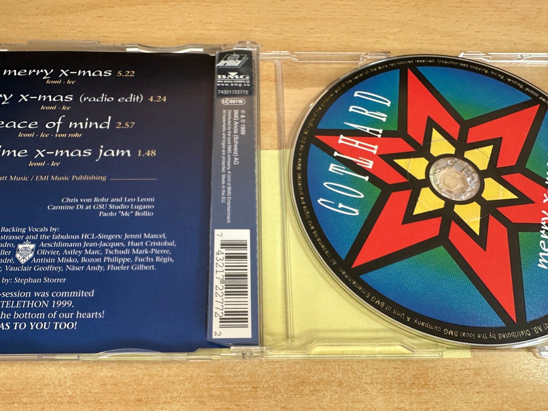 CD: Gotthard – Merry X-Mas - Single CD – Usato da Rikon im Tösstal venduto da Alpenmutz 1