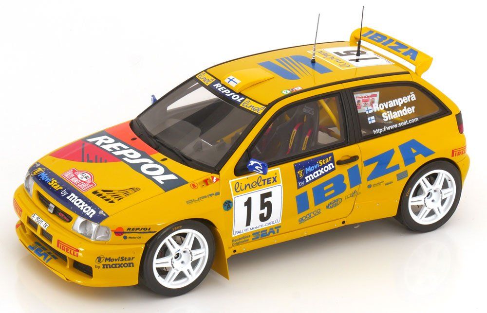 SEAT IBIZA KIT CAR #15 RALLY MONTE CARLO 1998 1:18 OTTO (Neu und ...