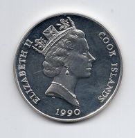 (1319) Cook Island, 50 Dollars 1990, Bär, pp