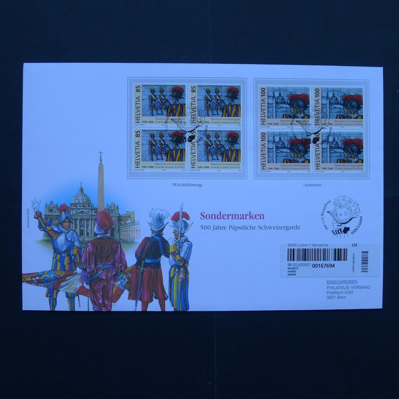Tutti i francobolli: 2005 Nr.1183 + 1184 Lot mit FDC/Bogen – Usato da Dagmersellen venduto da wyss1982 1