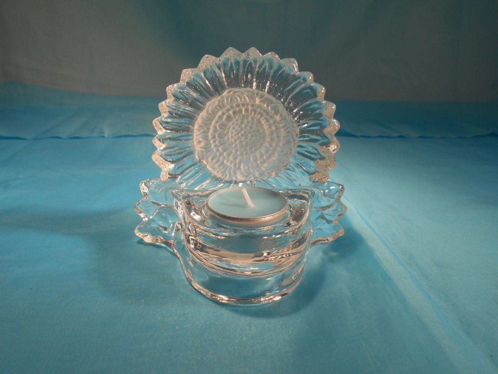 Partylite Portacandele: PartyLite Teelicht Sonnenblume Kris.Glas – Nuovo (secondo la descrizione) da Bellach venduto da JingleCherry 1