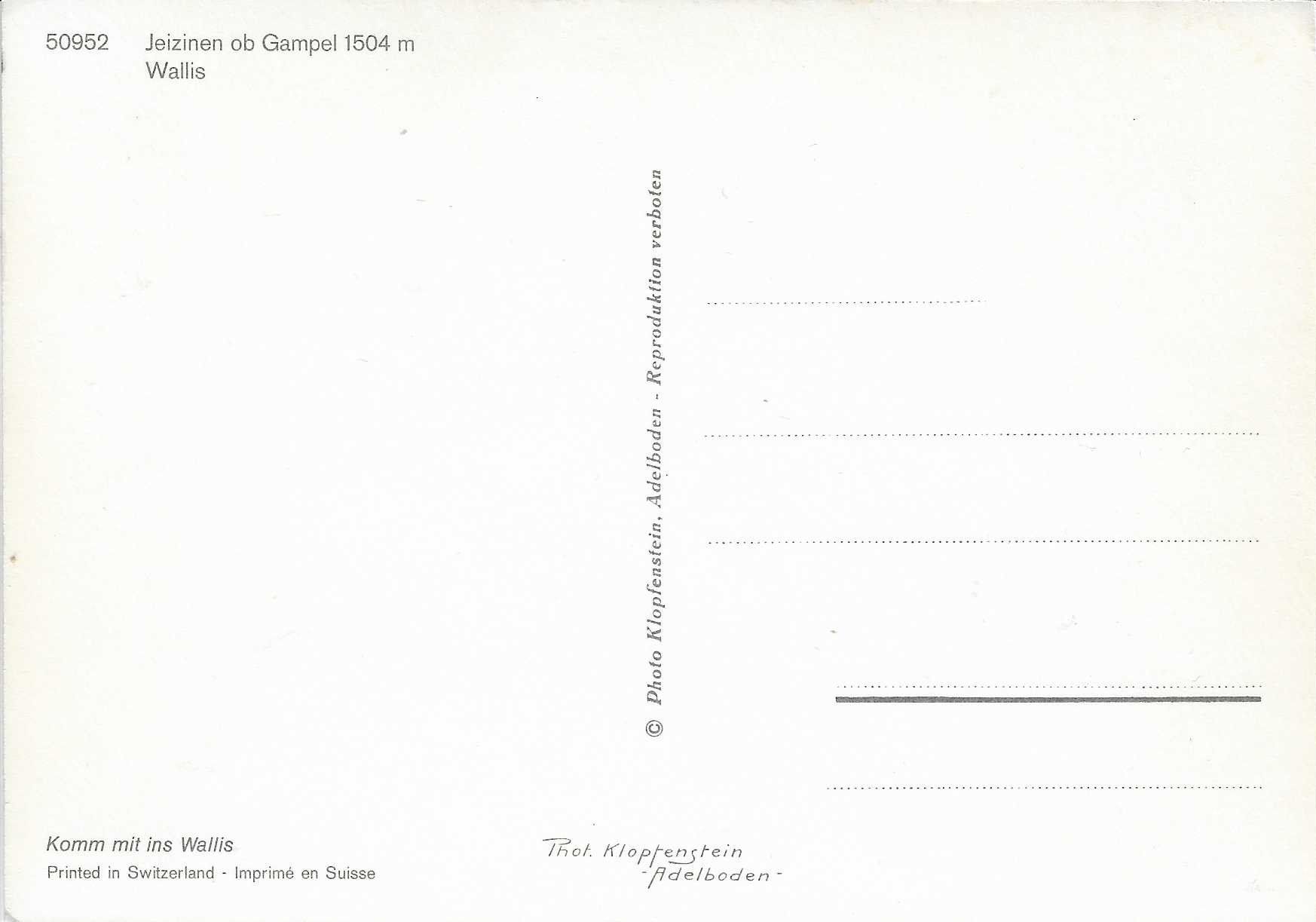 Cartoline postali: Jeizinen ob Gampel VS – Nuovo (secondo la descrizione) da Rothrist venduto da Stranglehold 1