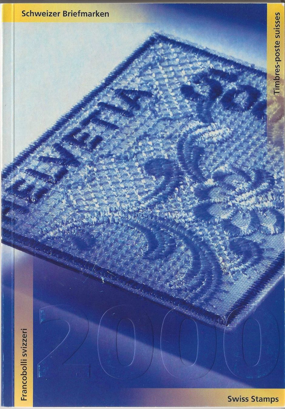 Tutti i francobolli: Jahrbuch 2000 mit Vignette Ersttag – Usato da Zürich venduto da Philacat11