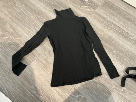 Rollkragenpullover schwarz langarm Gr.38