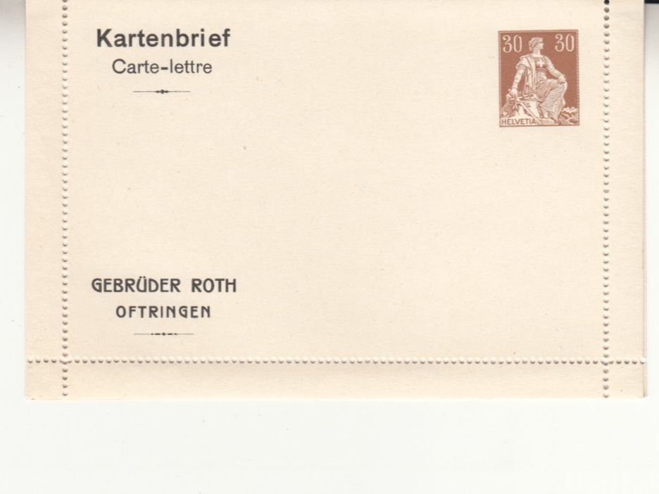 Alle Briefmarken: SGK PKB 009 Roth Oftringen – Gebraucht aus Bürglen TG von StampGraf