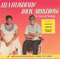 Ella Fitzgerald Louis Armstrong 16 GREAT SONGS Vocal Jazz CD