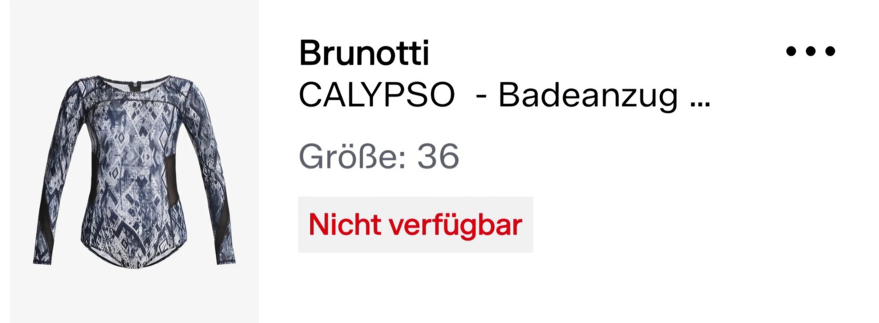 Costumi da bagno & Bikini: Badekleid langarm Brunotti – Usato da Rombach venduto da ThriftBetter 4