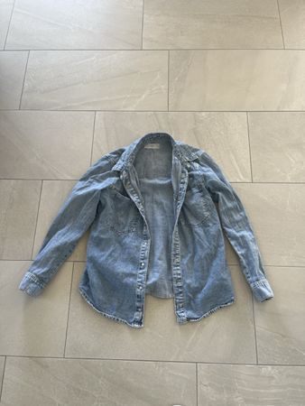 Mango Jeanshemd, hellblau, Grösse 38 - perfekt für Frühling!