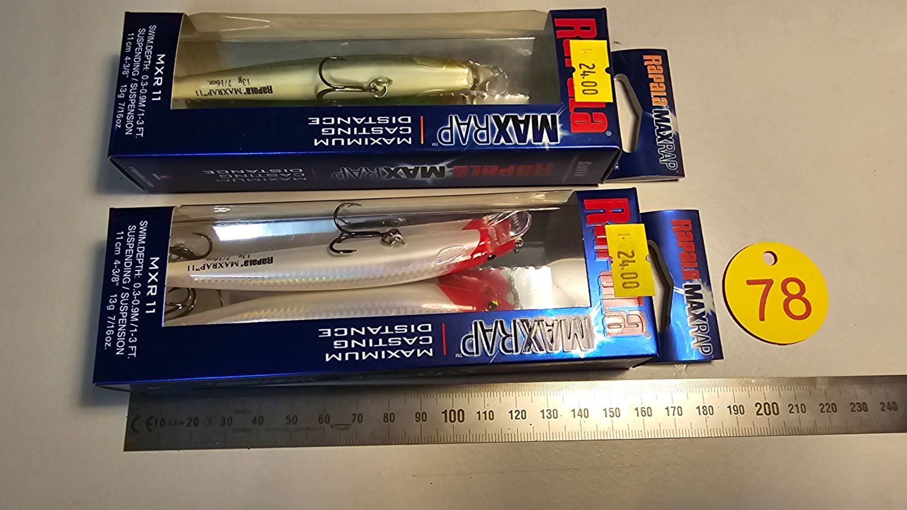 Rapala Köder: 2 Rapala Maxrap Köder, neu & OVP, Top Zustand, Max Casting – Neu und originalverpackt aus Abtwil SG von Fischerei_Artikel 1