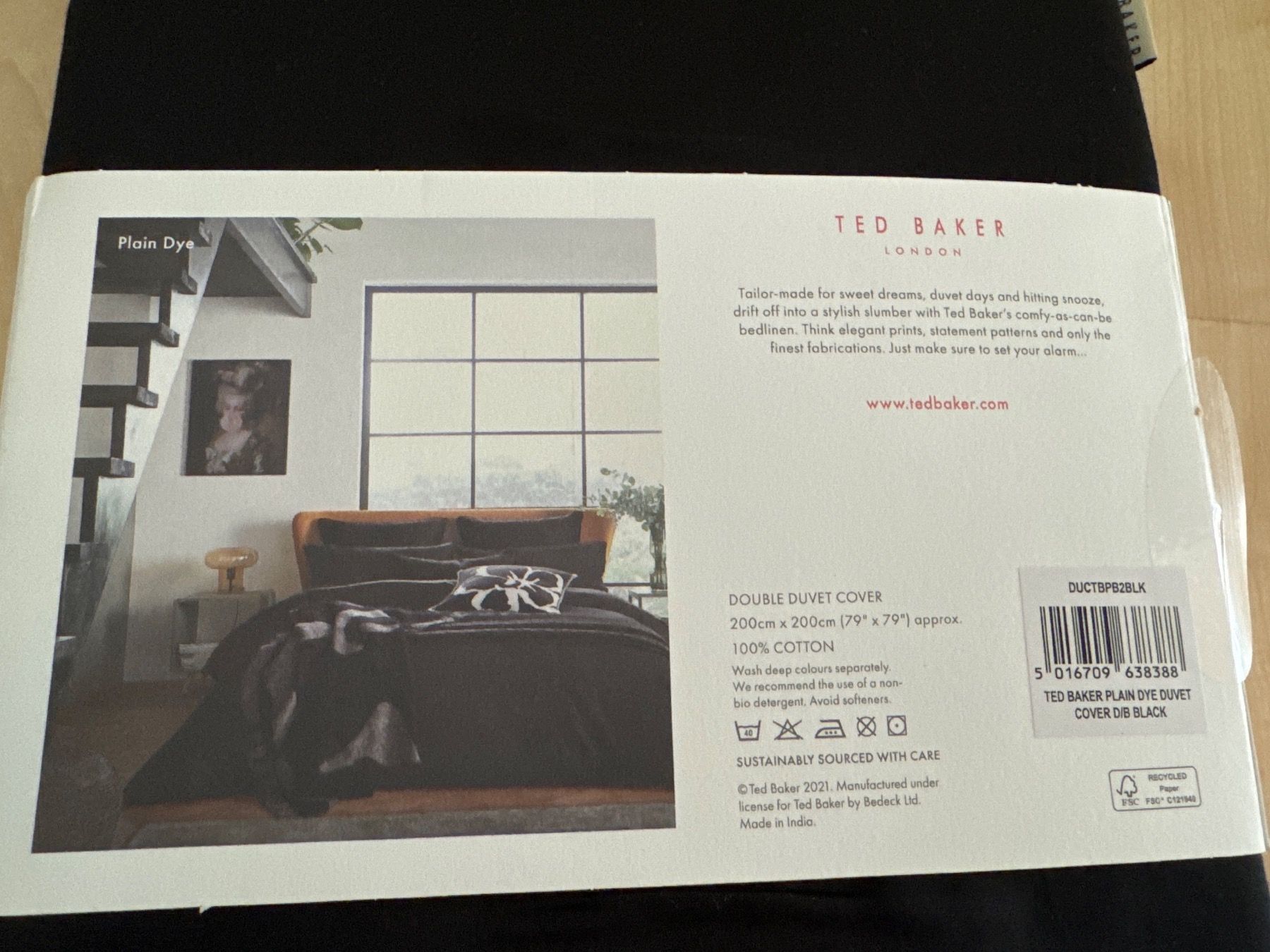 Biancheria da letto: Ted Baker Duvetbezug, neu – Nuovo e nell'imballaggio originale da Wilderswil venduto da Renaissance1 3