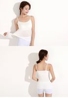 NEUES Top uni weiss mit BH integriert Gr. XS & S - 222670