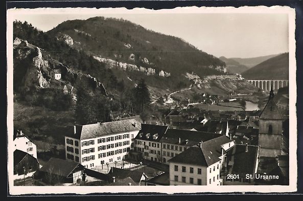 Cartes postales: AK St. Ursanne, Ortspartie – D'occasion à Berlin par bartko-reher