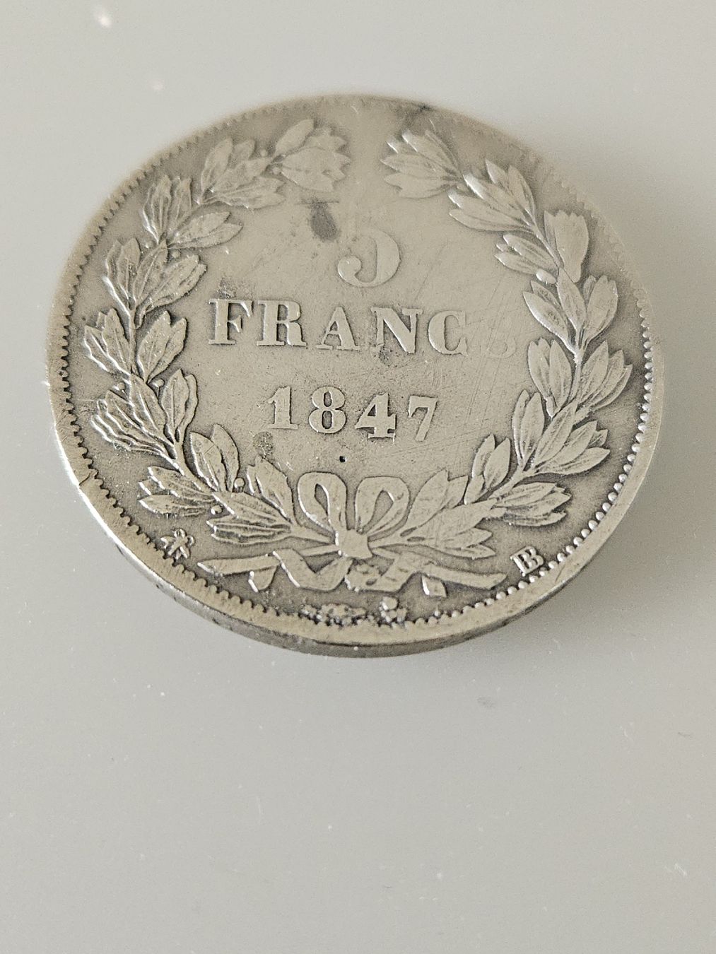 Alle Münzen: pièce argent Louis Philippe 1847 – Gebraucht aus Cortaillod von lemaurice01 1