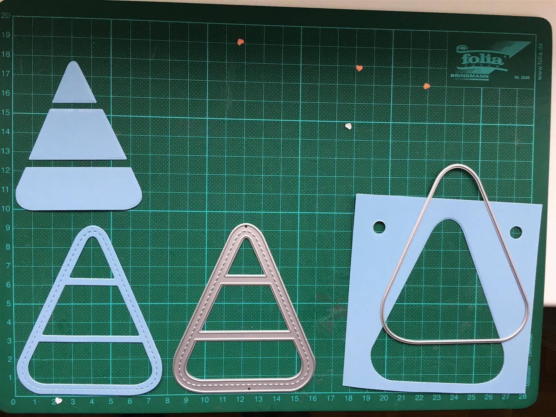 Sciablone: Tannenbaum Nr.1 Vorlage, Stanzenform – Nuovo e nell'imballaggio originale da Fischbach-Göslikon venduto da 78anna 1