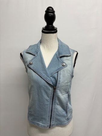 Esprit Edc Jeansweste hellblau Grösse XS Gilet denim Jeans