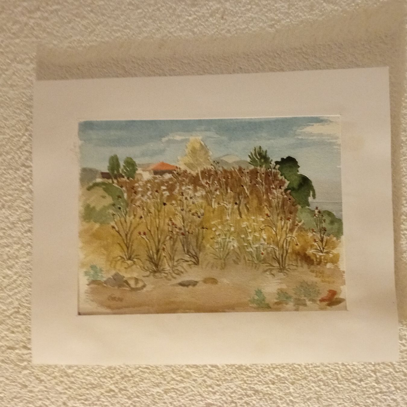 Gemälde: Aquarell Herbstlandschaft signiert – Gebraucht aus Elgg von Feuerpferd7777-1966