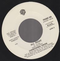 7 " juke box CROSS CHRISTOPHER / TIZIANA RIVALE ALL RIGHT /