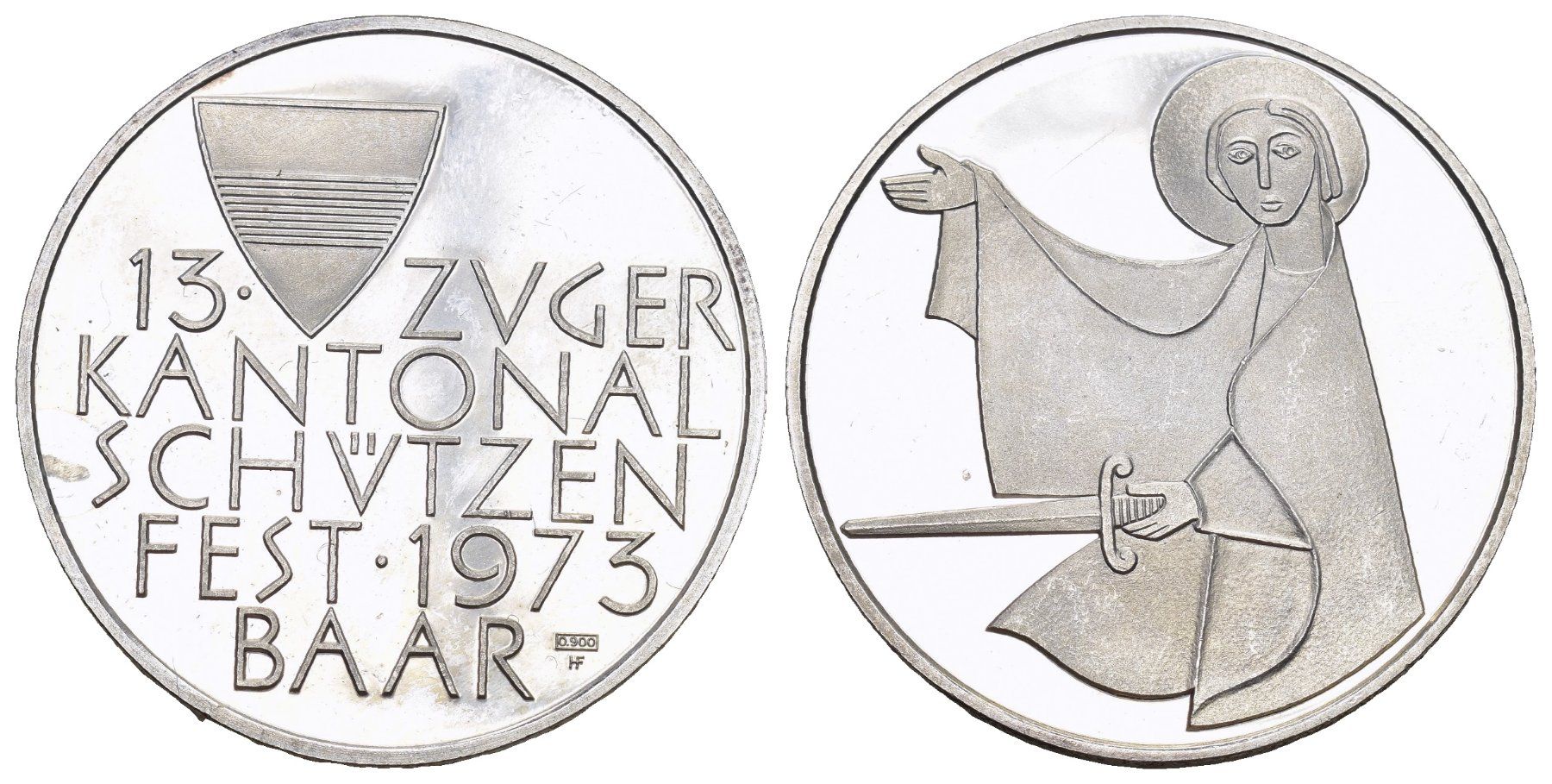Medaillen: Baar 1973 – Gebraucht aus Bern von numismatictops