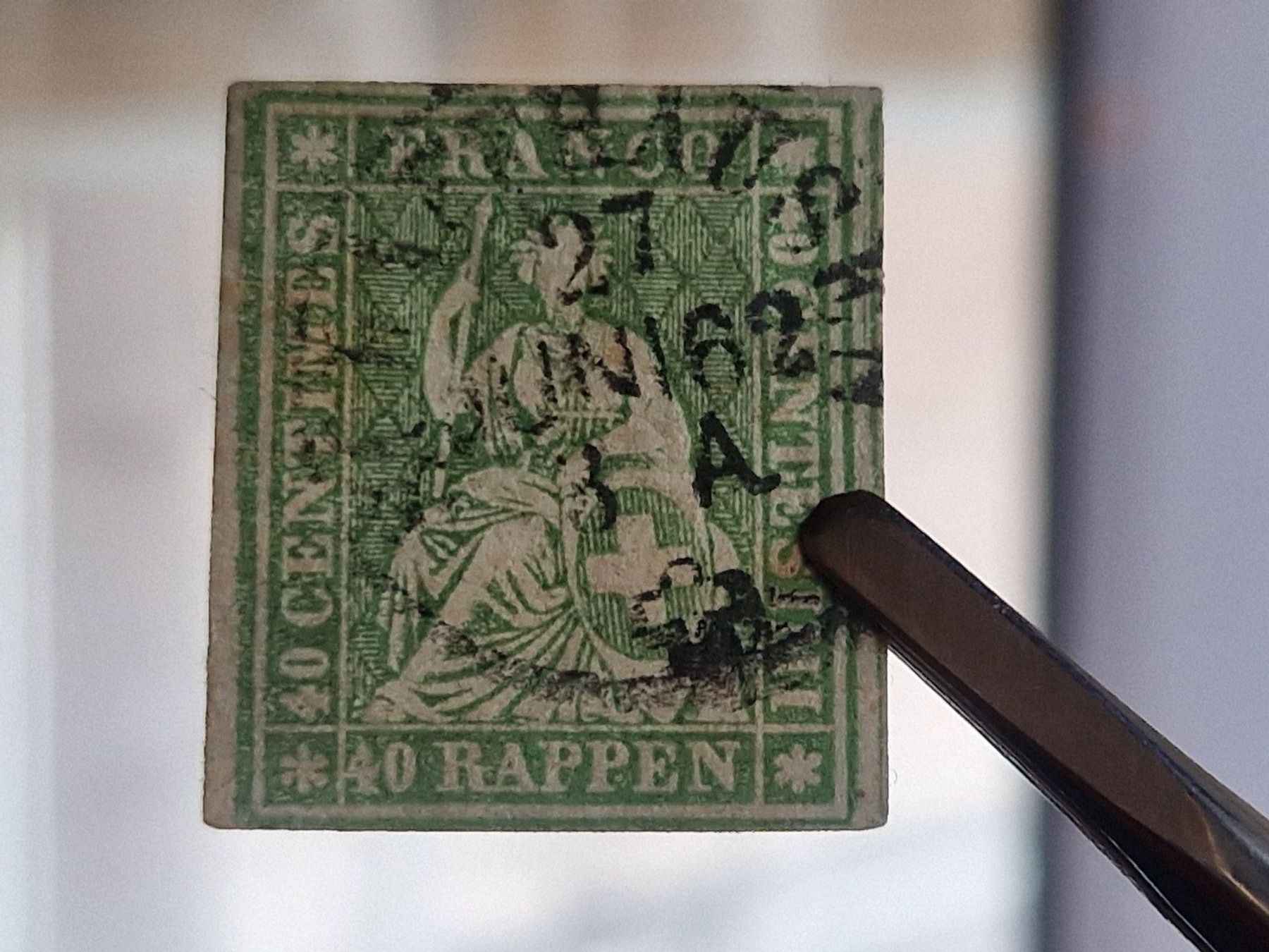 Tutti i francobolli: Strubel 26G, signiert, ab 1.- – Usato da Burgdorf venduto da Glossy01 4