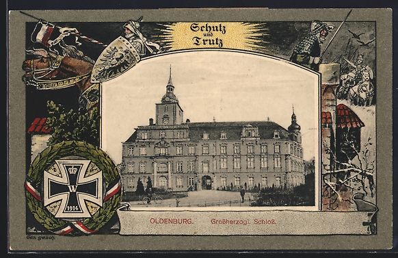 Cartoline postali: Grusskarten-AK Oldenburg / O., Grossh. S – Usato da Berlin venduto da bartko-reher