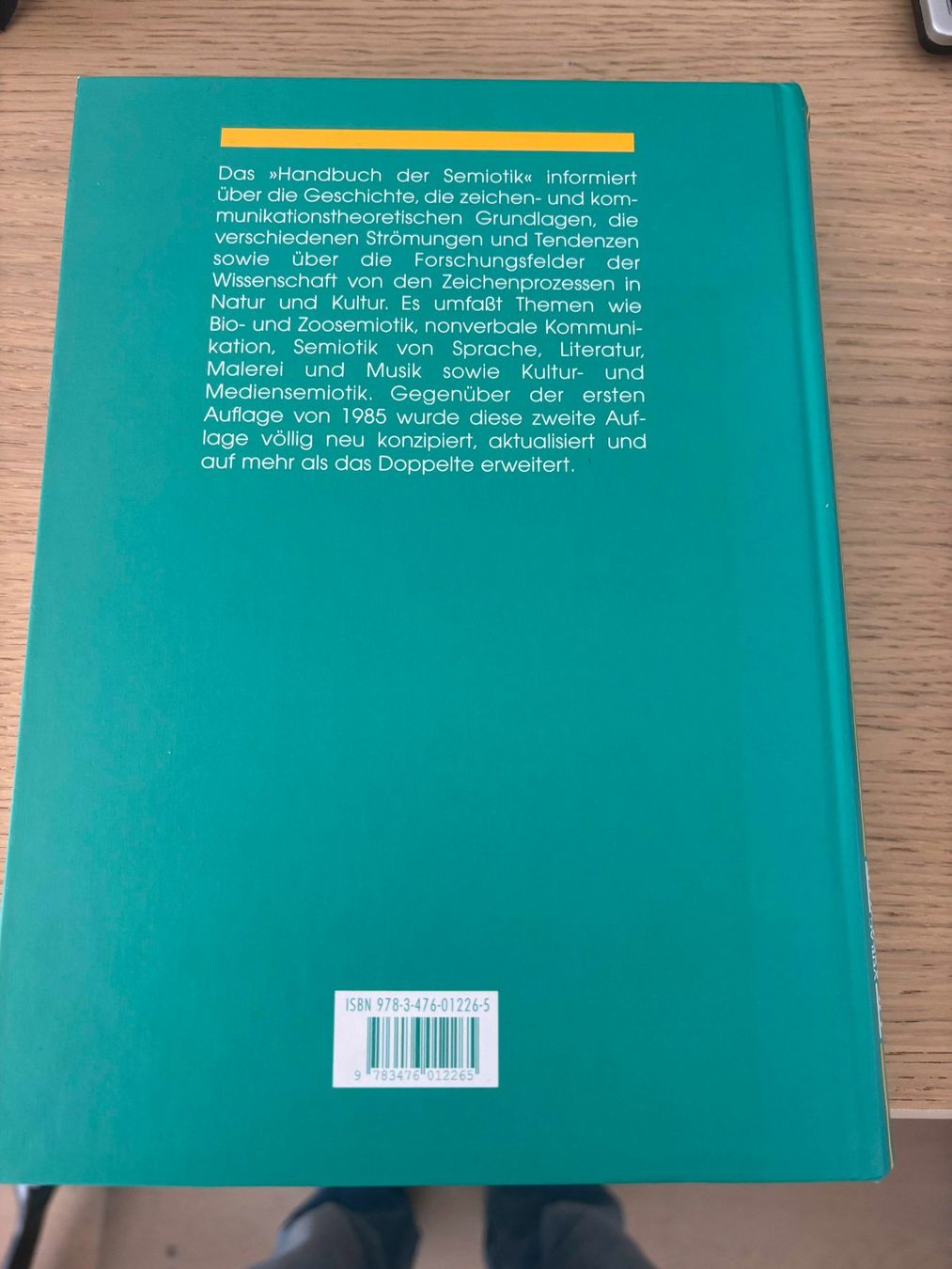 Libri: Handbuch der Semiotik, Winfried Nöth – Usato da Chur venduto da mojobox 1