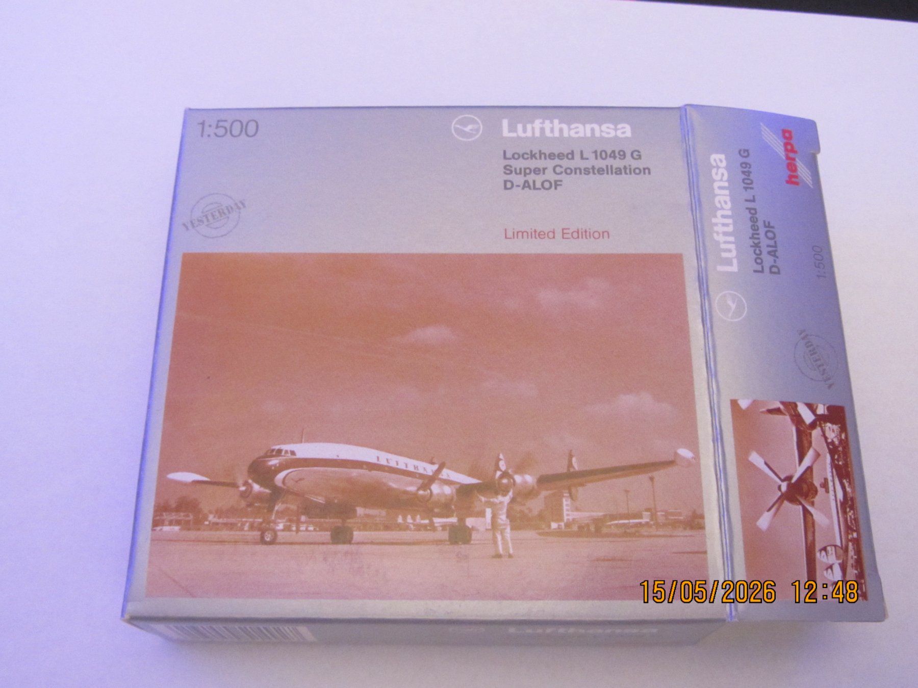 Herpa Kit di modellismo & Modellini statici: Herpa Lockheed L-1649 A "Super Star" 1:500 – Nuovo e nell'imballaggio originale da Kirchberg BE venduto da sonne88