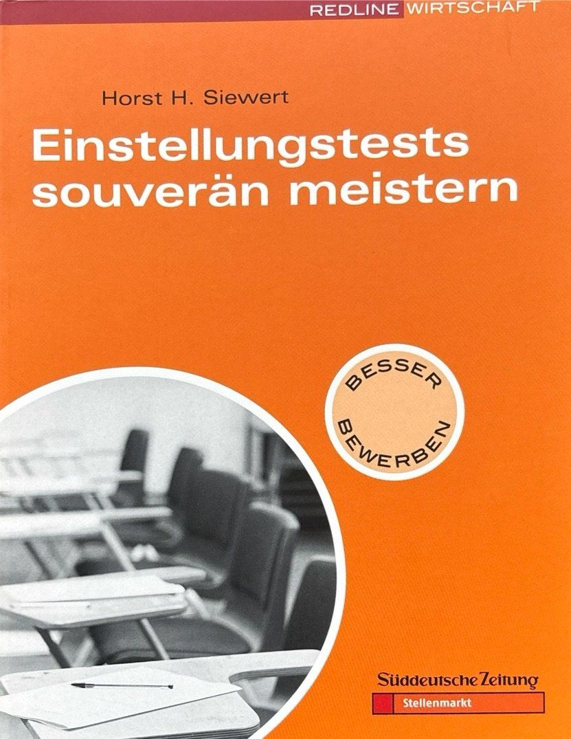Libri: Siewert Horst H., Einstellungstests souverän meistern – Nuovo (secondo la descrizione) da Sarnen venduto da Livres