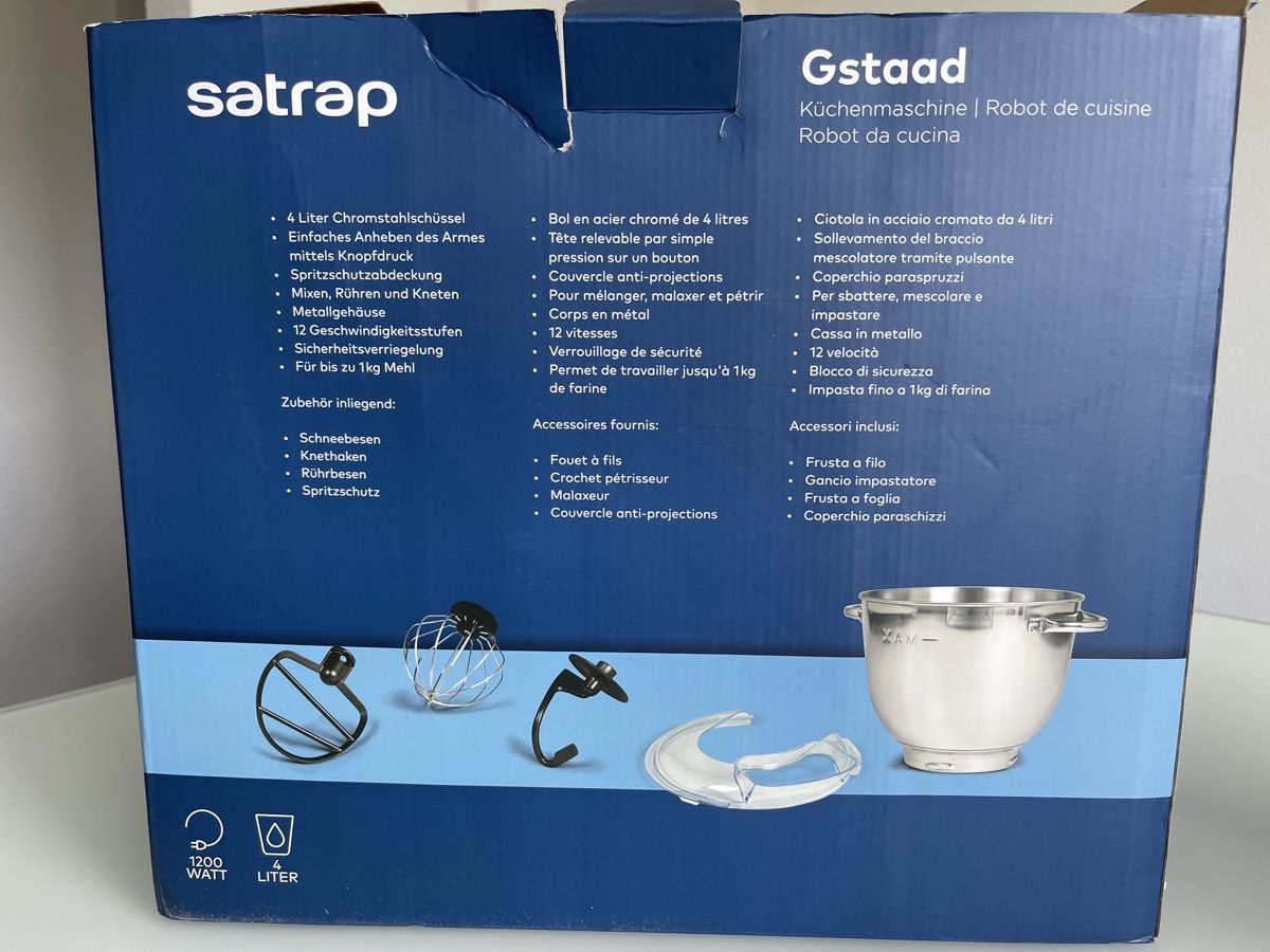 Appareils de cuisine: Satrap Küchenmaschine 4 Liter  – Neuf (Voir description) à Wangen an der Aare par rob_j88b 2