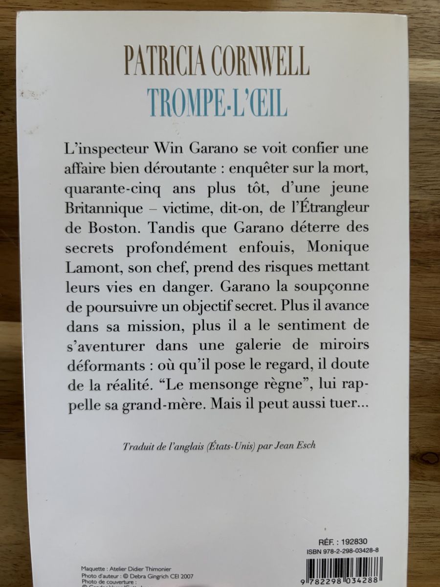 Livres: 5 Romans de Patricia Cornwell   – D'occasion à Crissier par Nouchki76 5