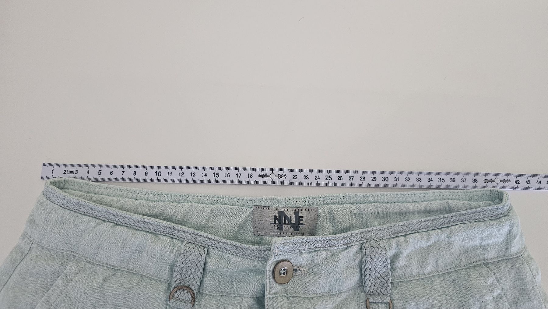 Nile Pantaloni: Leinenhose NILE hellgrün Grösse M 100% Leinen – Usato da Aarau venduto da Mery6 2
