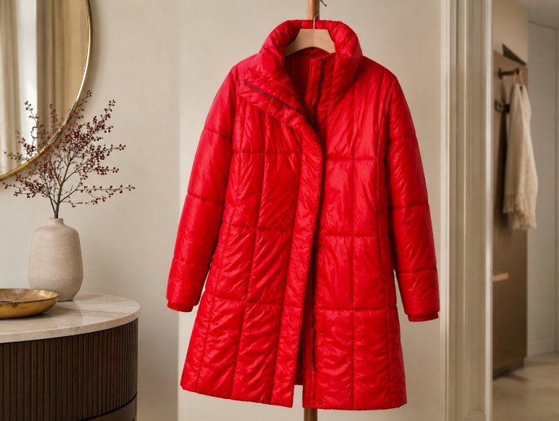 Cappotti: Rote Esprit Winterjacke / Steppmantel – warm & auffällig – Usato da Walzenhausen venduto da Jana013