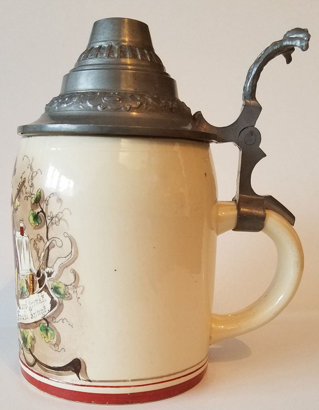 Bicchieri: Bierkrug alt mit Zinndeckel – Usato da Zürich venduto da El17an 2