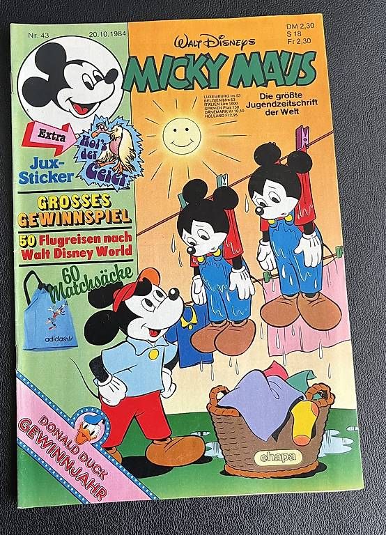 Comics: Micky Maus Heft Nr. 43/1984 – Gebraucht aus Bern von daskannweg