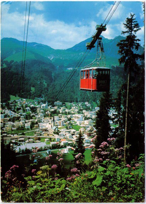 Cartoline postali: Davos – Usato da Binningen venduto da Mountainrider