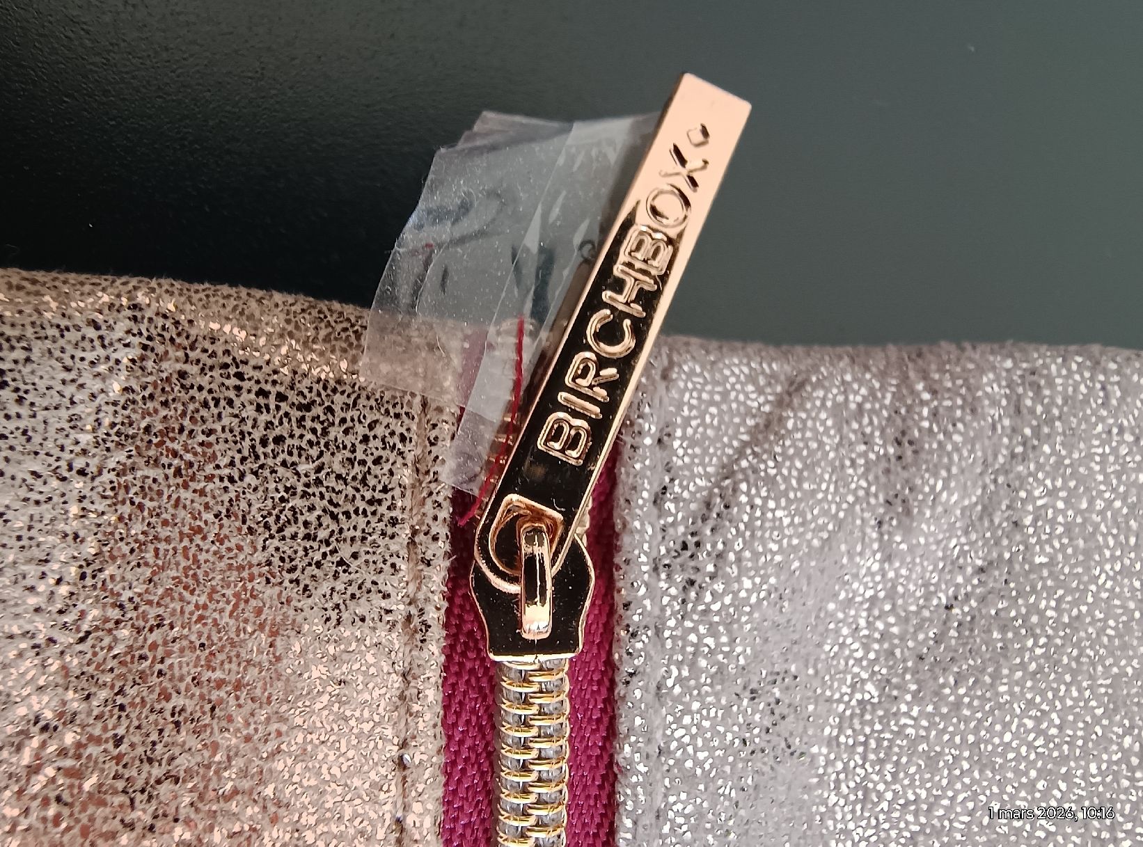 Borse da donna: Pochette argent et doré irisée Birchbox - neuve – Nuovo e nell'imballaggio originale da Genève venduto da Brachiopode 3
