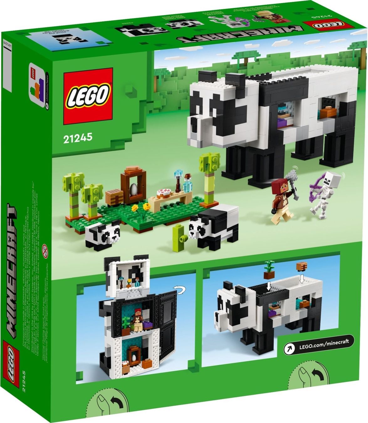 Lego Kit di costruzioni: Lego Minecraft 21245 Das Pandahaus – Nuovo e nell'imballaggio originale da Nidau venduto da goodone21 3