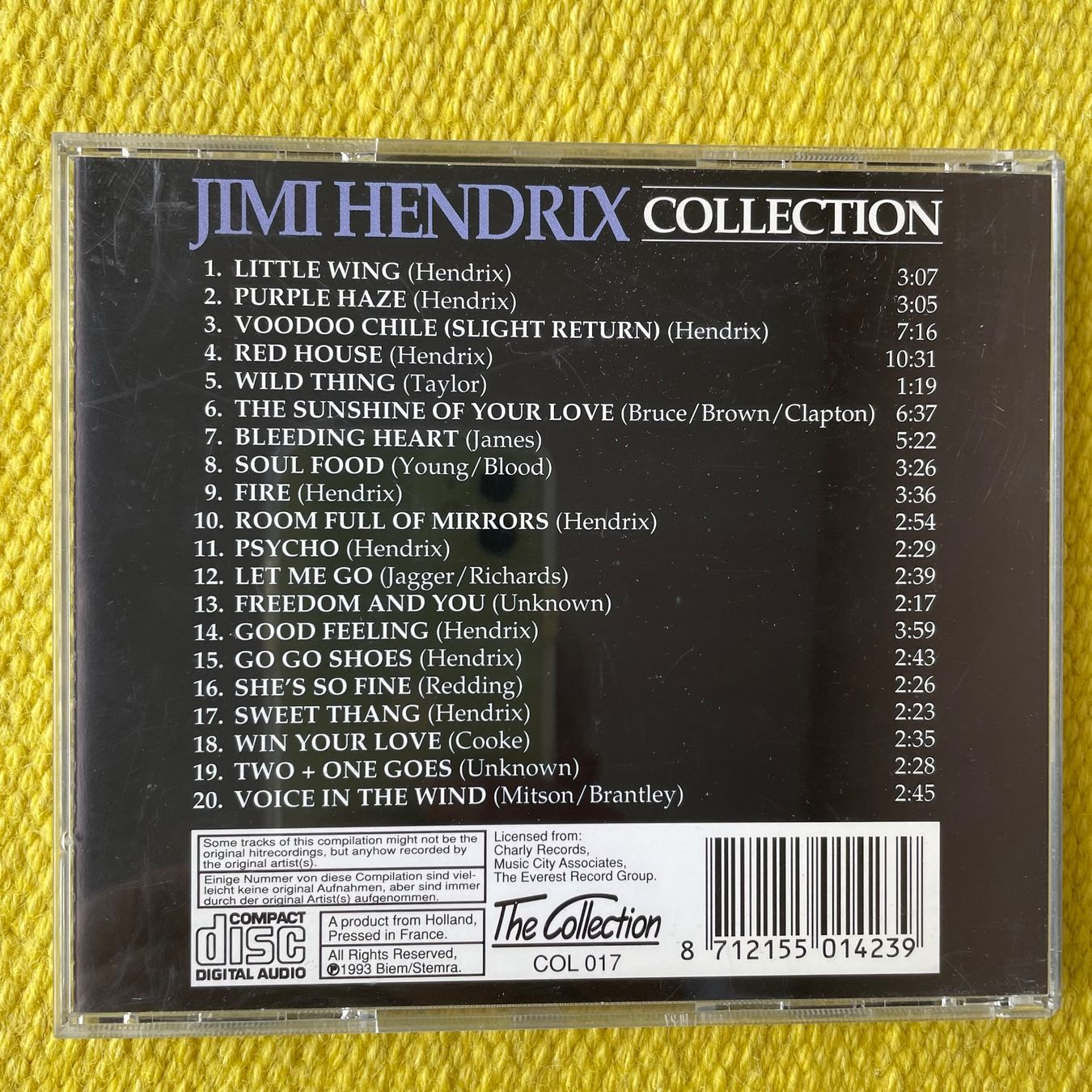 CD: JIMI HENDRIX-COLLECTION – Usato da Rorschacherberg venduto da CD-Roli 1