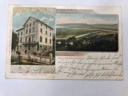 Walzenhausen Hotel Hirschen Ansichtskarte alt 1903