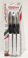 Tafel- und Steakmesser 6-teilig, Made in Italy, weiss