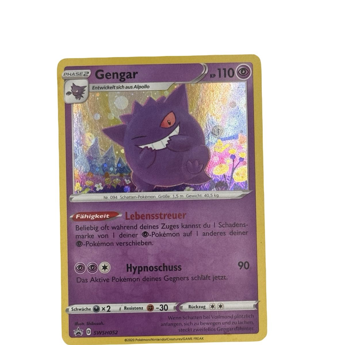 Pokémon Carte collezionabili: Pokémon Gengar 052 – Usato da Basel venduto da Melee